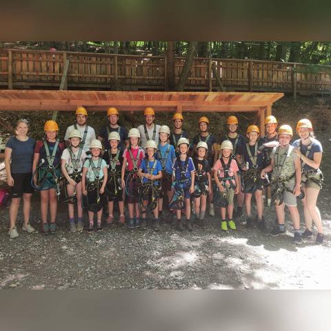 Jugendausflug in den Klettergarten Ossiach