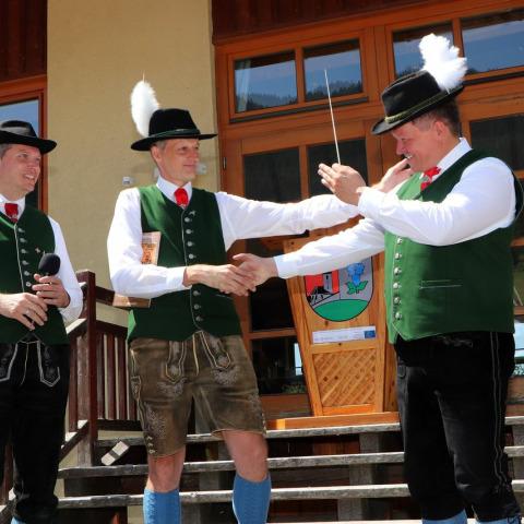 Bezirksmusikertreffen mit Taktstockübergabe